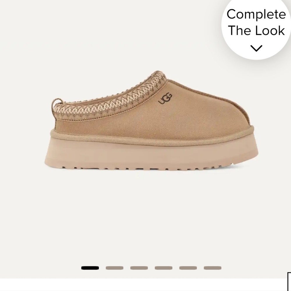 UGG TAZZ PLATFORM SLIPPERS
